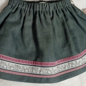 Traditional skirt size 56 baby, baptism baby, traditional costumes girls, traditional costumes baby image 1