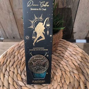 jasmine oud incense plus incense holder