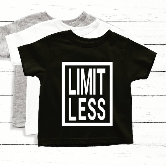 birthday shirt baby shower gift LIMITLESS graphic tshirt child tee toddler shirt graphic tee