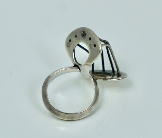 Outstanding Mid Century Modernist Sterling Silver… - image 4