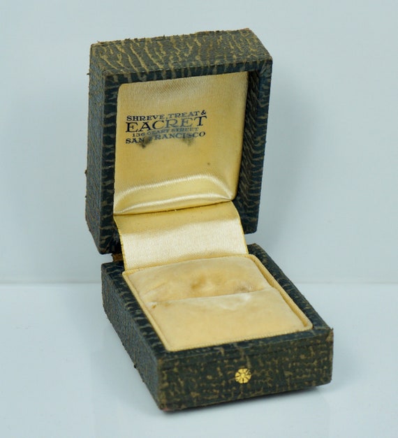 Antique Shreve Treat Eacret Art Deco Ring Display 