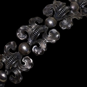 Vintage 1940s Bond Boyd Sterling Silver Bracelet
