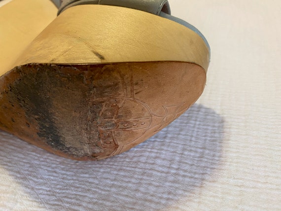 Rare Vintage Vivienne Westwood Anglomania Mint Blue Leather and