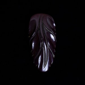 Vintage Art Deco 1930s 1940s Black Bakelite Dress Clip