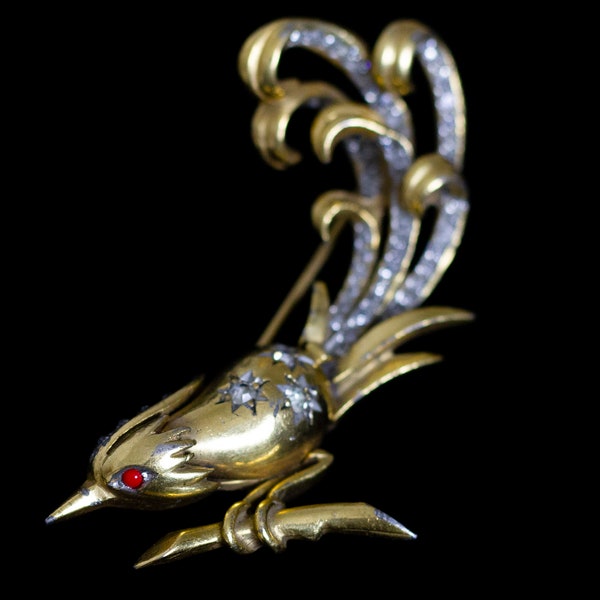 Bird Brooch - Etsy