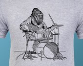 Gorilla playing Drums