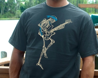 Skeleton Playing Bass