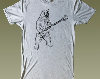 Bear Playing Bass T-Shirt