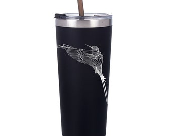Hummingbird Flute Stainless Steel Tumbler or Mug