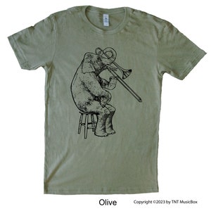 Elephant Playing Trombone