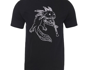 Axolotl Playing Oboe T-shirt
