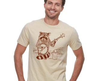 Raccoon playing Banjo