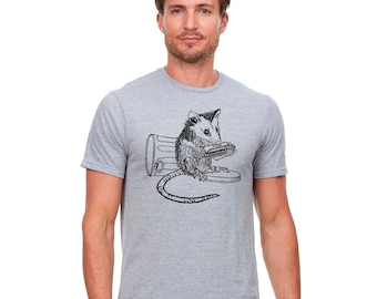 Opossum Playing Harmonica