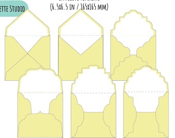 Square Envelope Svg Etsy