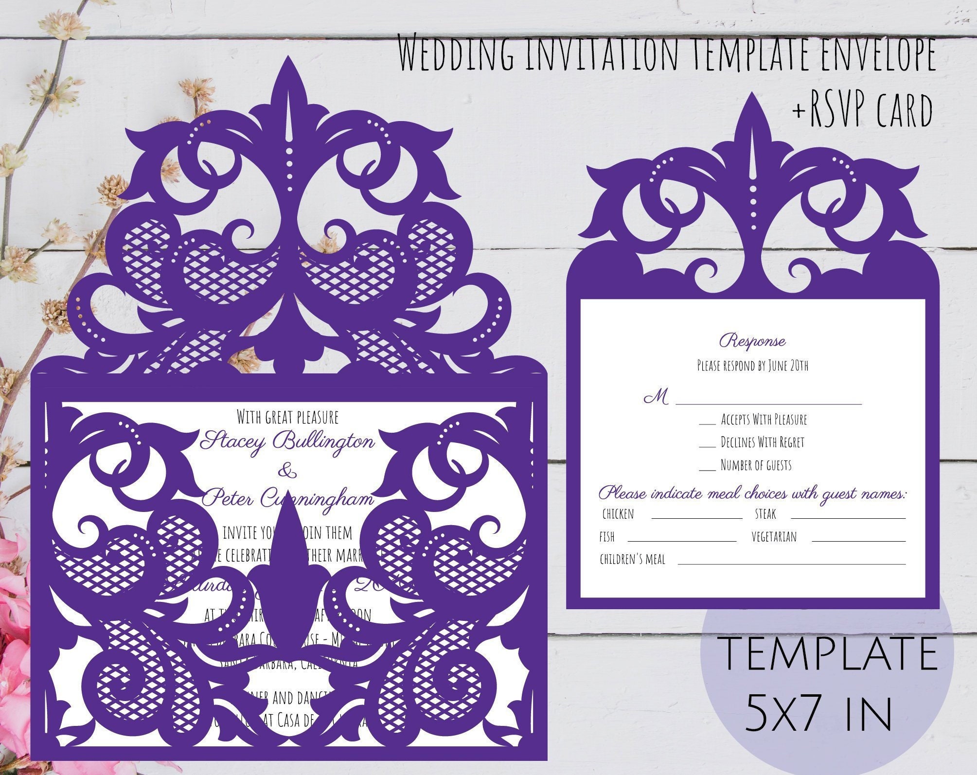 Download Rsvp Card Vector Svg Dxf Eps Silhouette Studio Paper Laser Cut Template Set Tri Fold Floral Swirl Lace Wedding Invitation Square Envelope Digital Art Collectibles Lifepharmafze Com