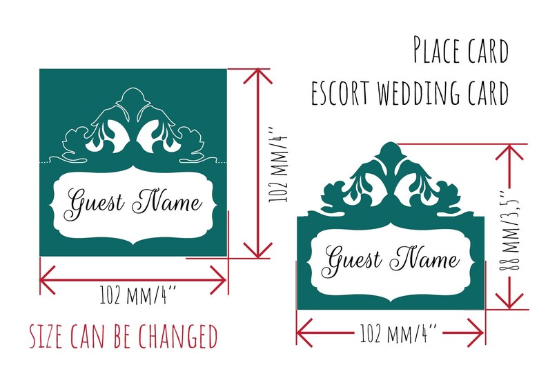 Free Free 345 Wedding Place Card Svg SVG PNG EPS DXF File