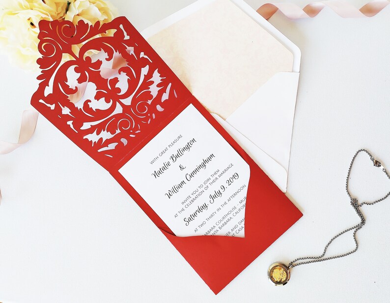 Download Tri Fold Pocket Wedding Invitation Cut Template Envelope A7 5x7 Swirl Lace Card Silhouette Studio Svg Dxf Eps Paper Papercut Laser Cut File Art Collectibles Drawing Illustration Seasonalliving Com