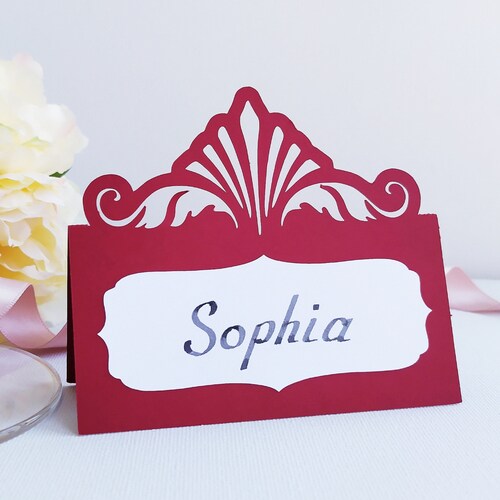 Place Card Template SVG PDF Ai CRD Eps Escort Card Etsy