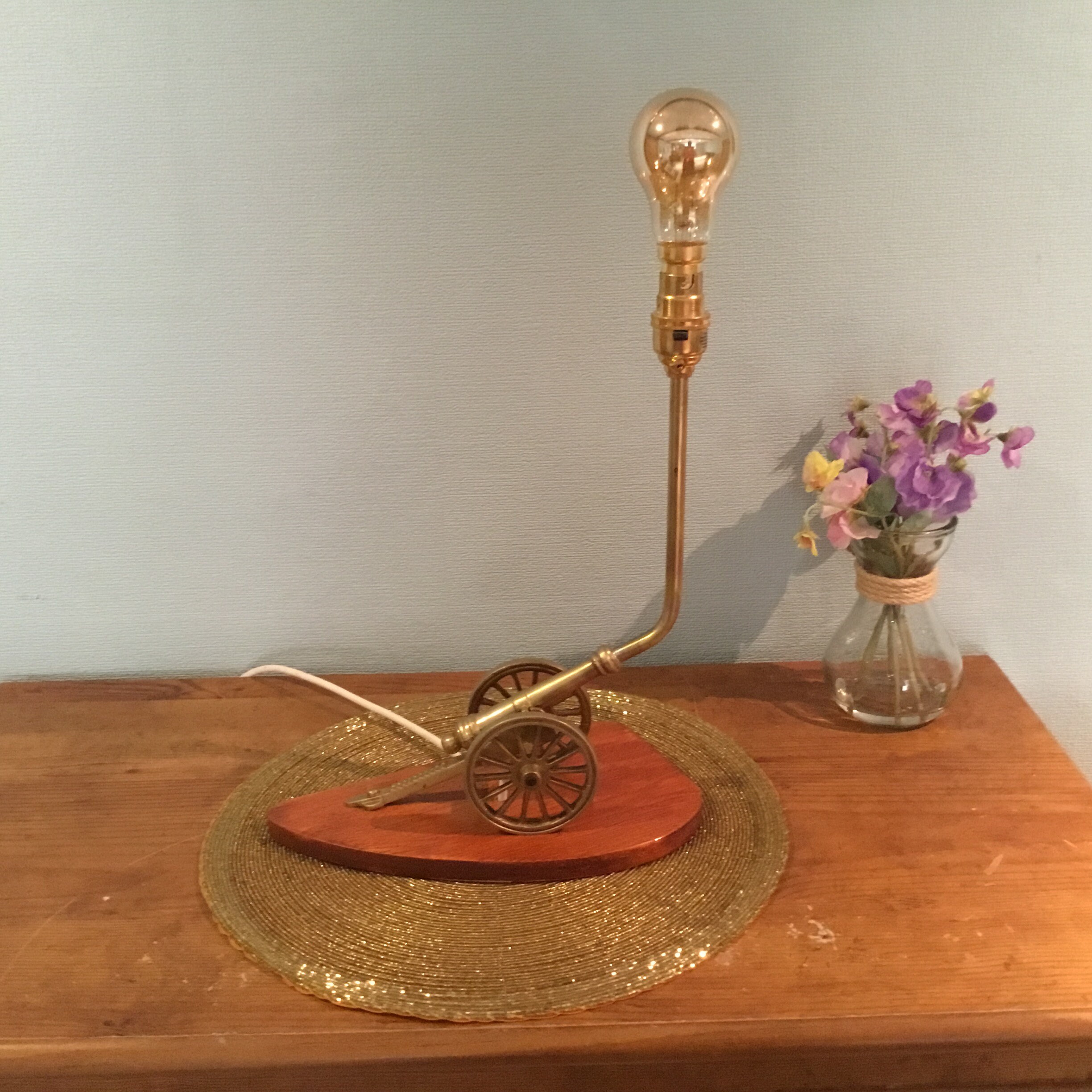 RETRO CANNON LAMP Etsy UK