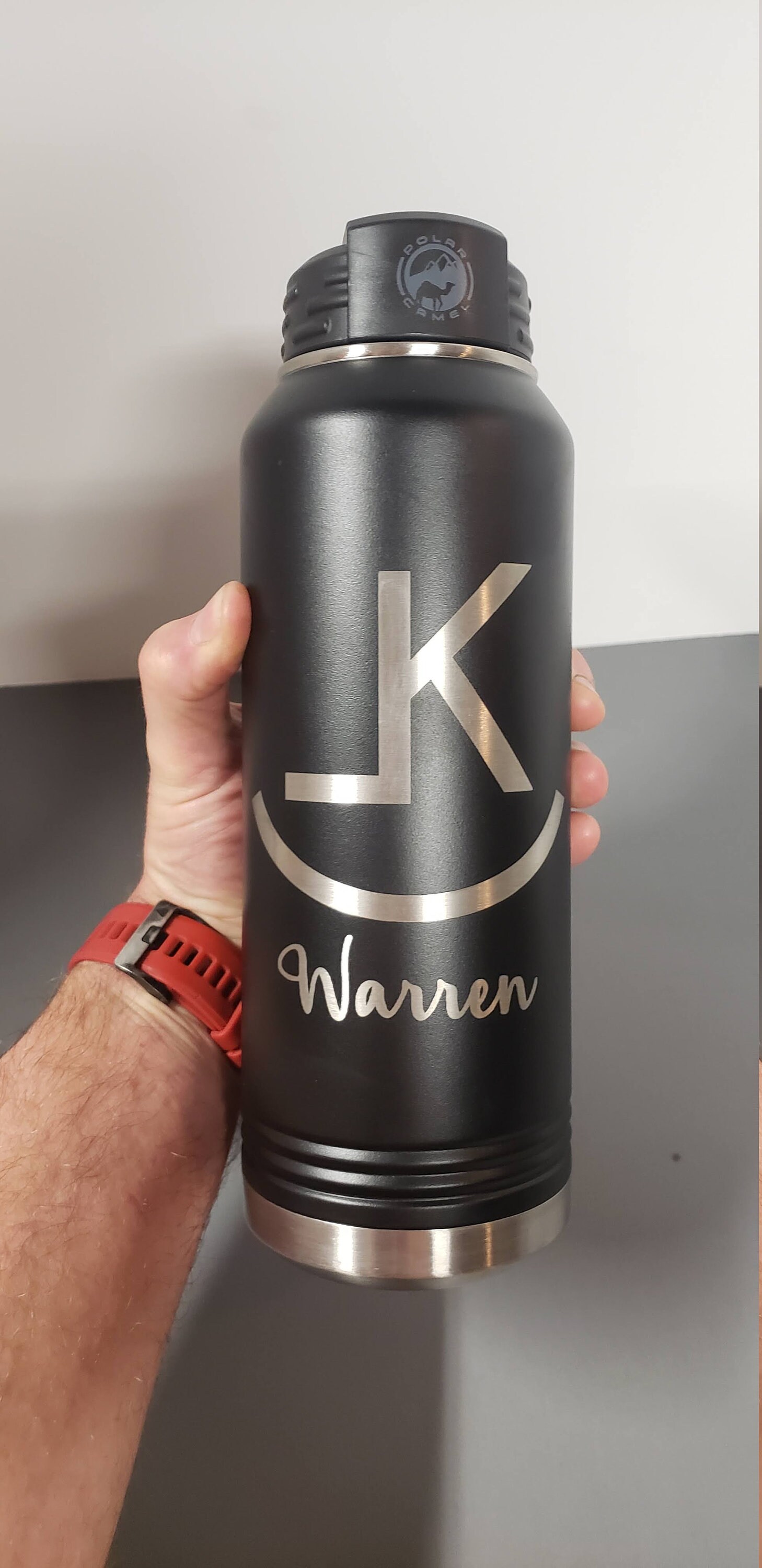 Custom personalized livestock brand insulated water bottle Etsy