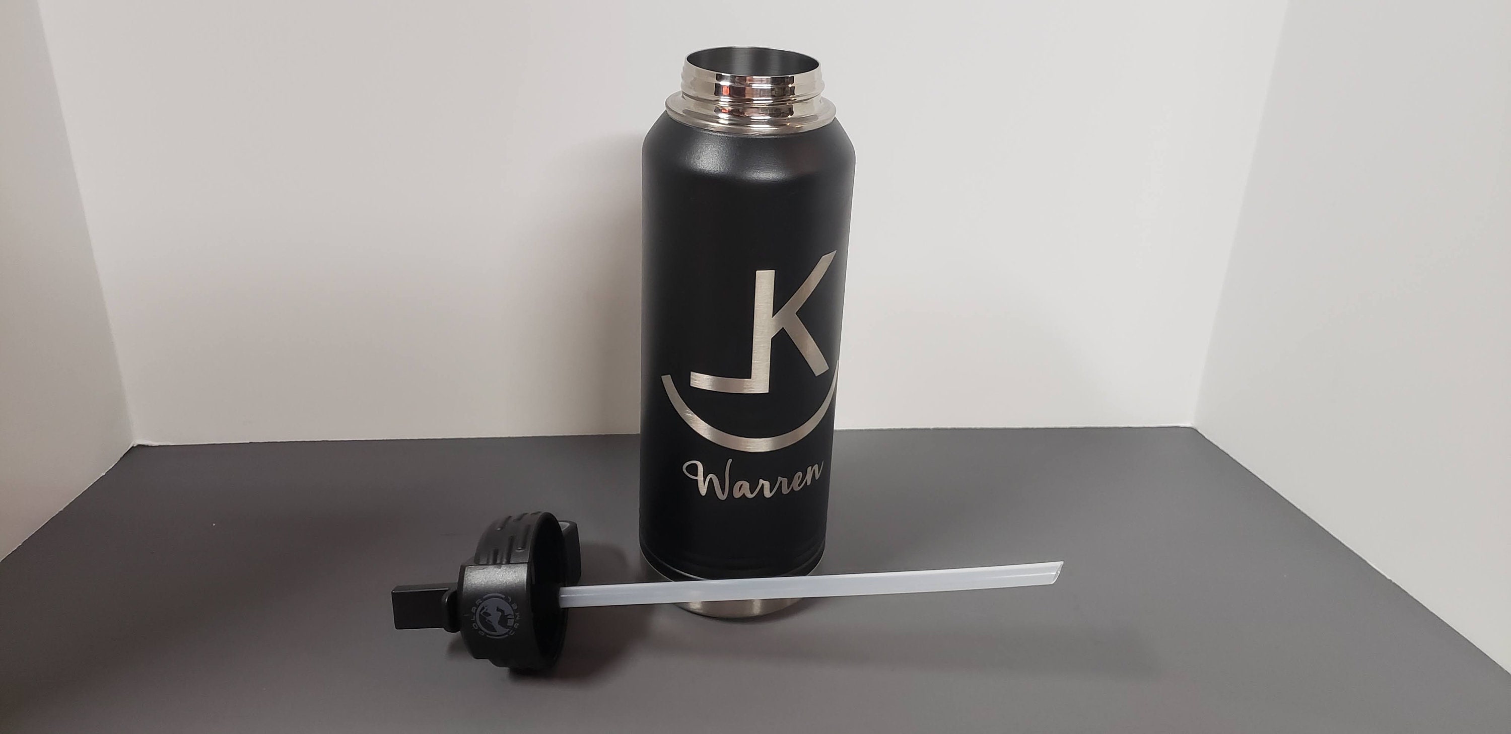Custom personalized livestock brand insulated water bottle Etsy