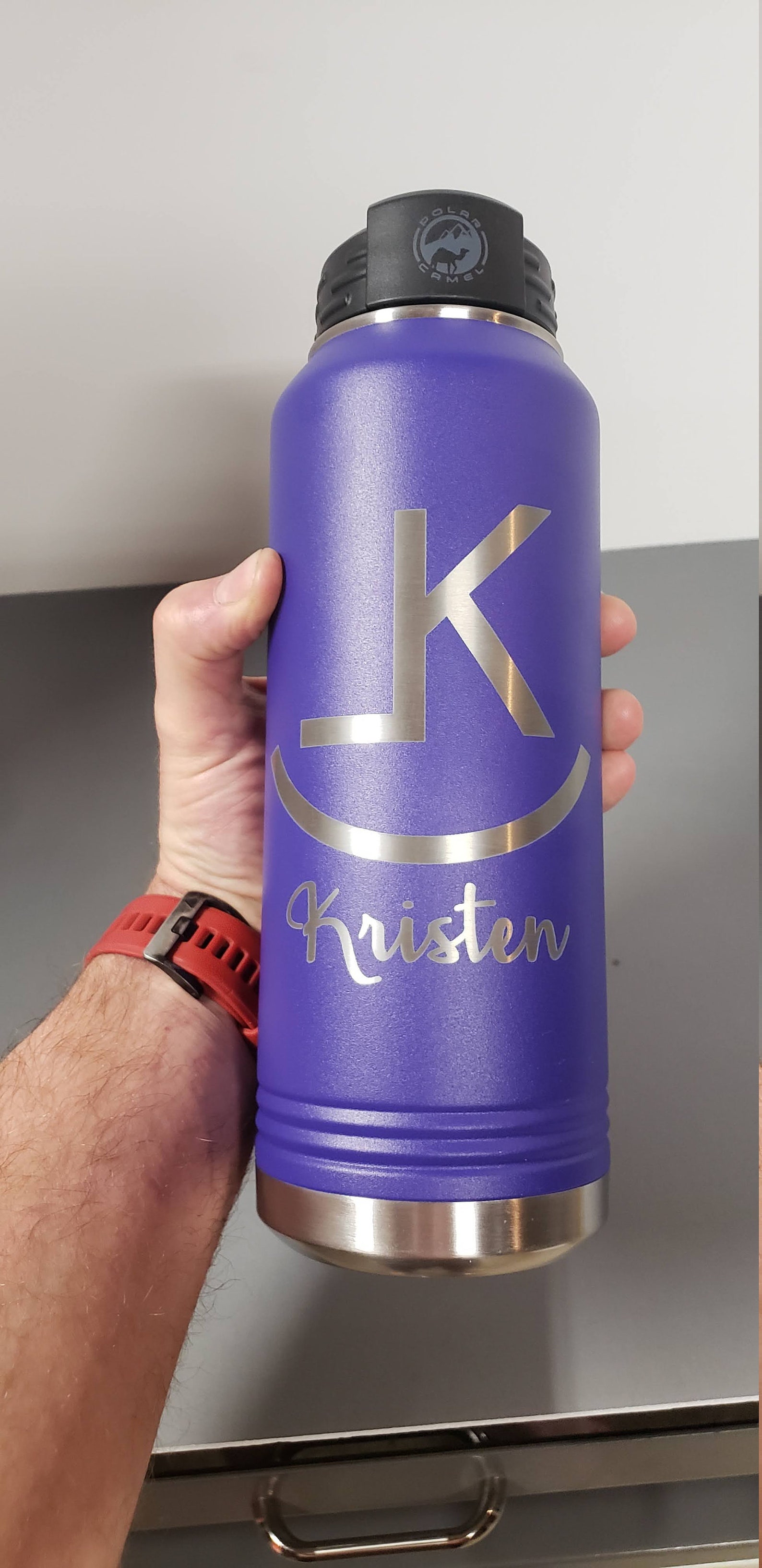 Custom personalized livestock brand insulated water bottle Etsy