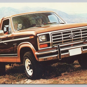 1984 Bronco, Der Familien Allrad-Werbepostkarte 1202