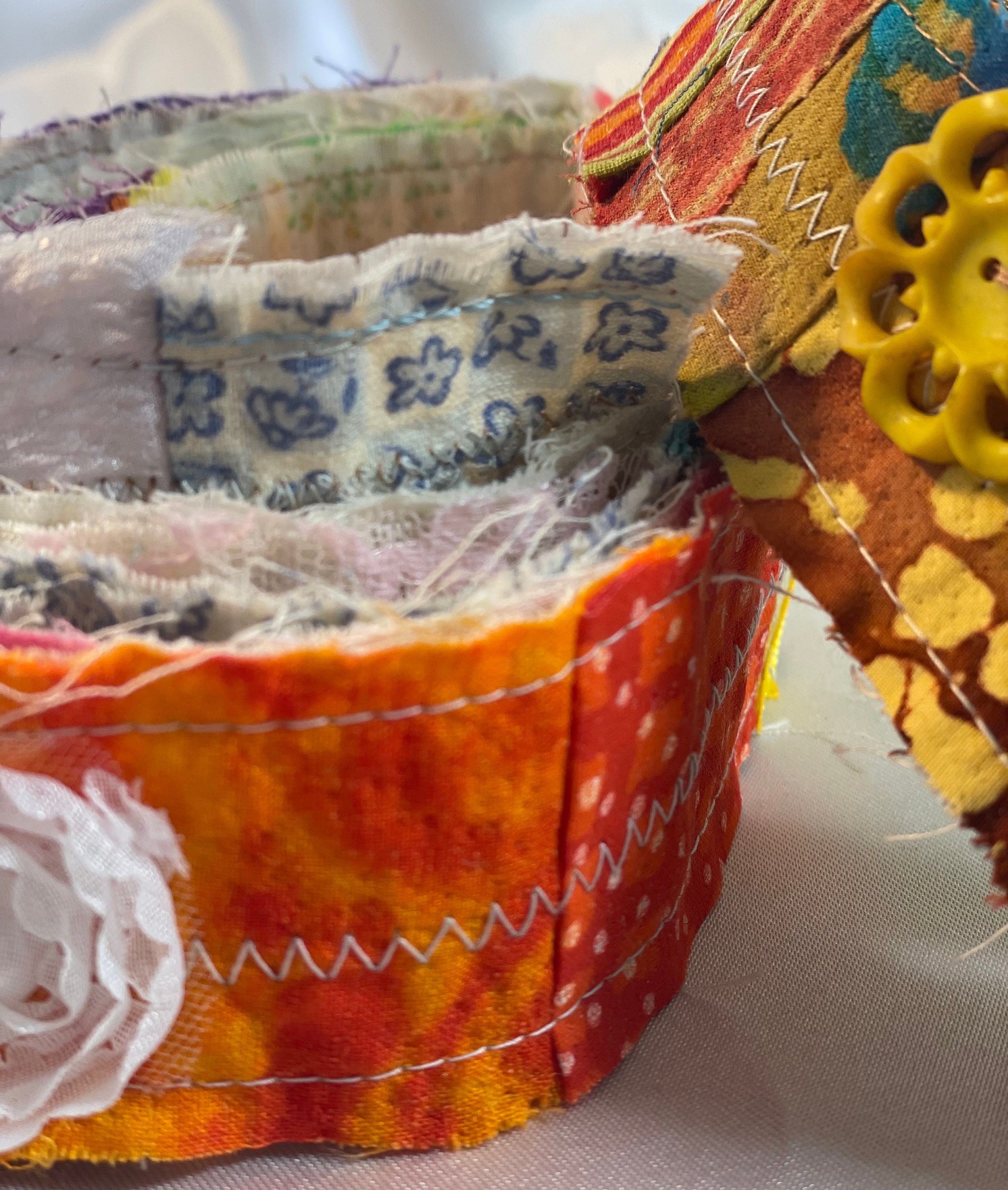 ジャンクジャーナル ファブリックスニペットロール：コテージコア