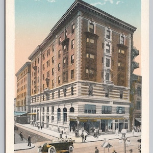 Norfolk, Virginie, Virginie, Loraine Hotel Cranby & Tazewell Streets Carte postale 0838