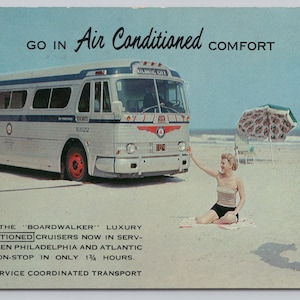 Vai in Air Conditioned Comfort Postcard, Philadelphia e Atlantic City 0797
