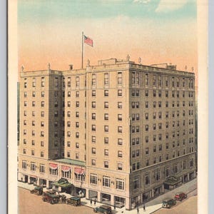Le nouveau Daniel Boone Hotel CHARLESTON, Virginie-Occidentale Carte postale des années 30, 1345