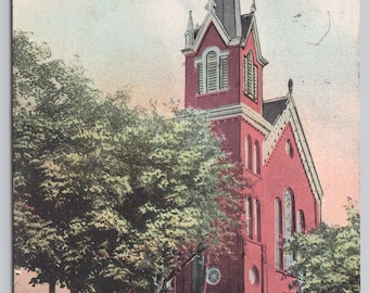 Emmanuel Evangelical Lutheran Church, Pottstown, Pennsylvania PA 1910 Postcard 1572