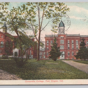 Fort Wayne Indiana, Concordia College, c1907 Postkarte 1562