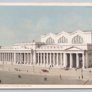 Stazione di New Pennsylvania a New York, c1907 Cartolina 1054