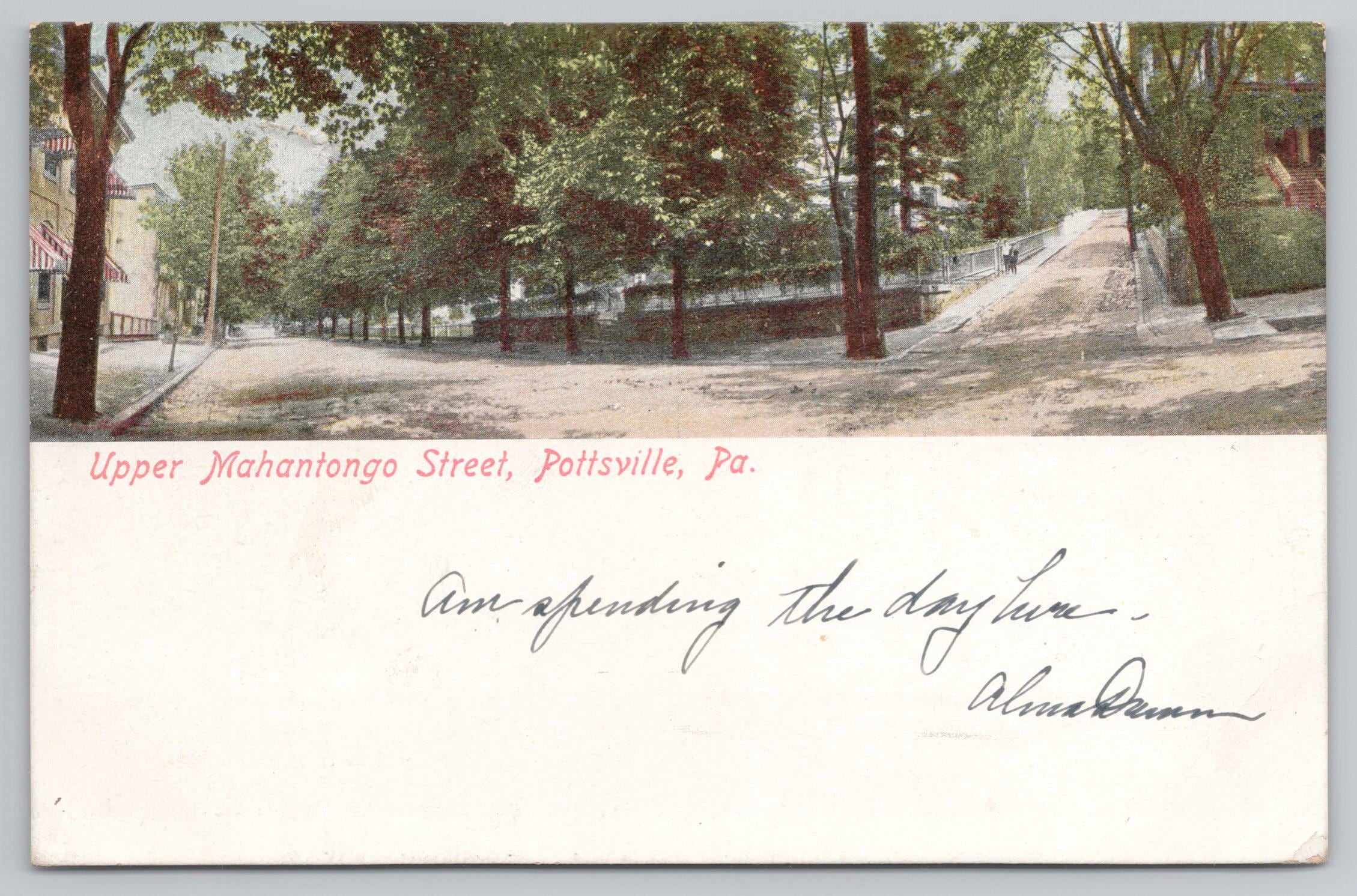 1527 Upper Mahantongo Street Pottsville PA Schuylkill County c1907
