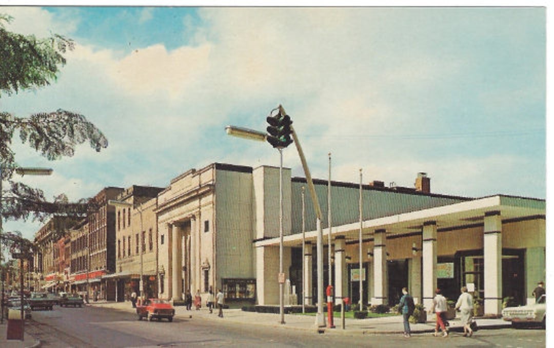Oneonta NY Business District Ektachrome Bob Wyer Vintage Etsy