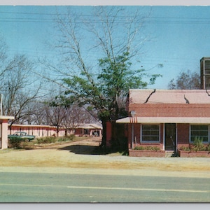 Cartolina, veduta anticipata del Kelley's Motel vicino a Dothan, AL 0604