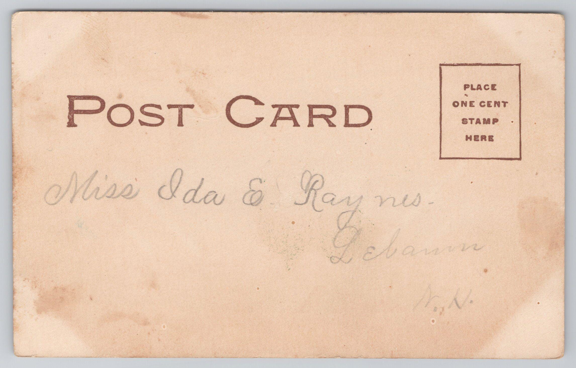 0834 Vintage Postcard: Woman Afraid of Mouse - Etsy