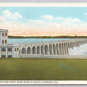 Diga di Wilson, Muscle Shoals - Florence, Alabama AL 0879