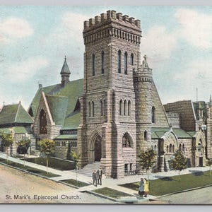 Carte postale 1679 Denver, CO, église paroissiale Saint-Marc, Colorado