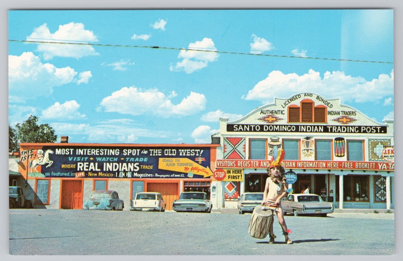 Roadside Americana, Santo Domingo NM 1960 Indian Reservation Trading