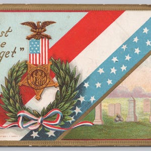Damit wir es nicht vergessen, geprägte Patriotische, c1909 L R Conwell Postkarte 7514