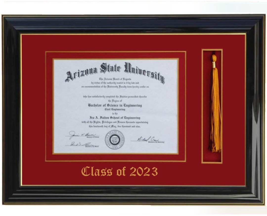 Diploma Frame With Tassel Blackr 8x6,6x8,9x7,7x9,10x8,8x18,11x8.5,8