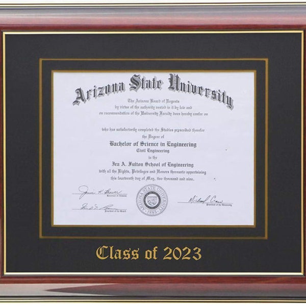 College Diploma Frame Etsy