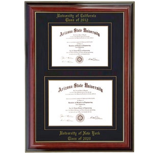 Custom Multisize diploma  frame  landscape-V 8x6,11x8.5,11x14,8x10,5x7,7x9,9x12,10x13 college frame, degree frame, certificate, photo ,gift