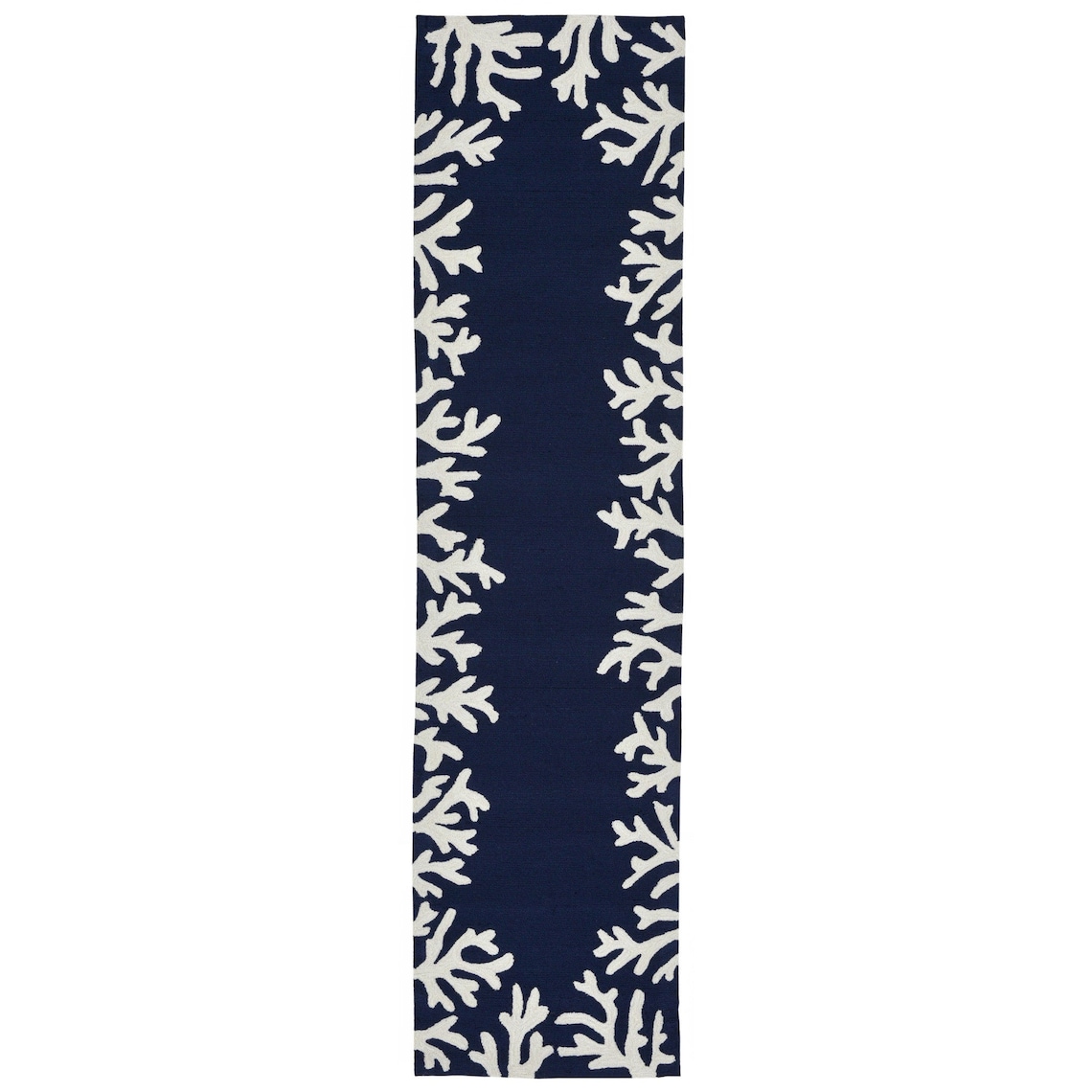 Liora Manne Capri Coral Border Indoor Outdoor Area Rug Navy Etsy