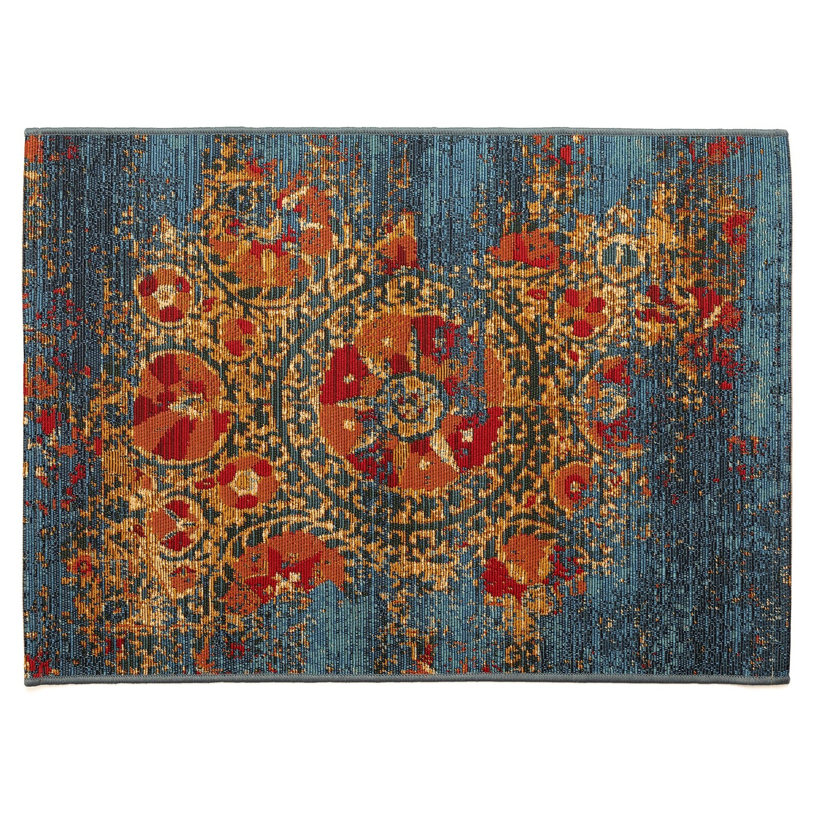 Liora Manne Marina Suzanie Indoor Outdoor Area Rug Blue Etsy