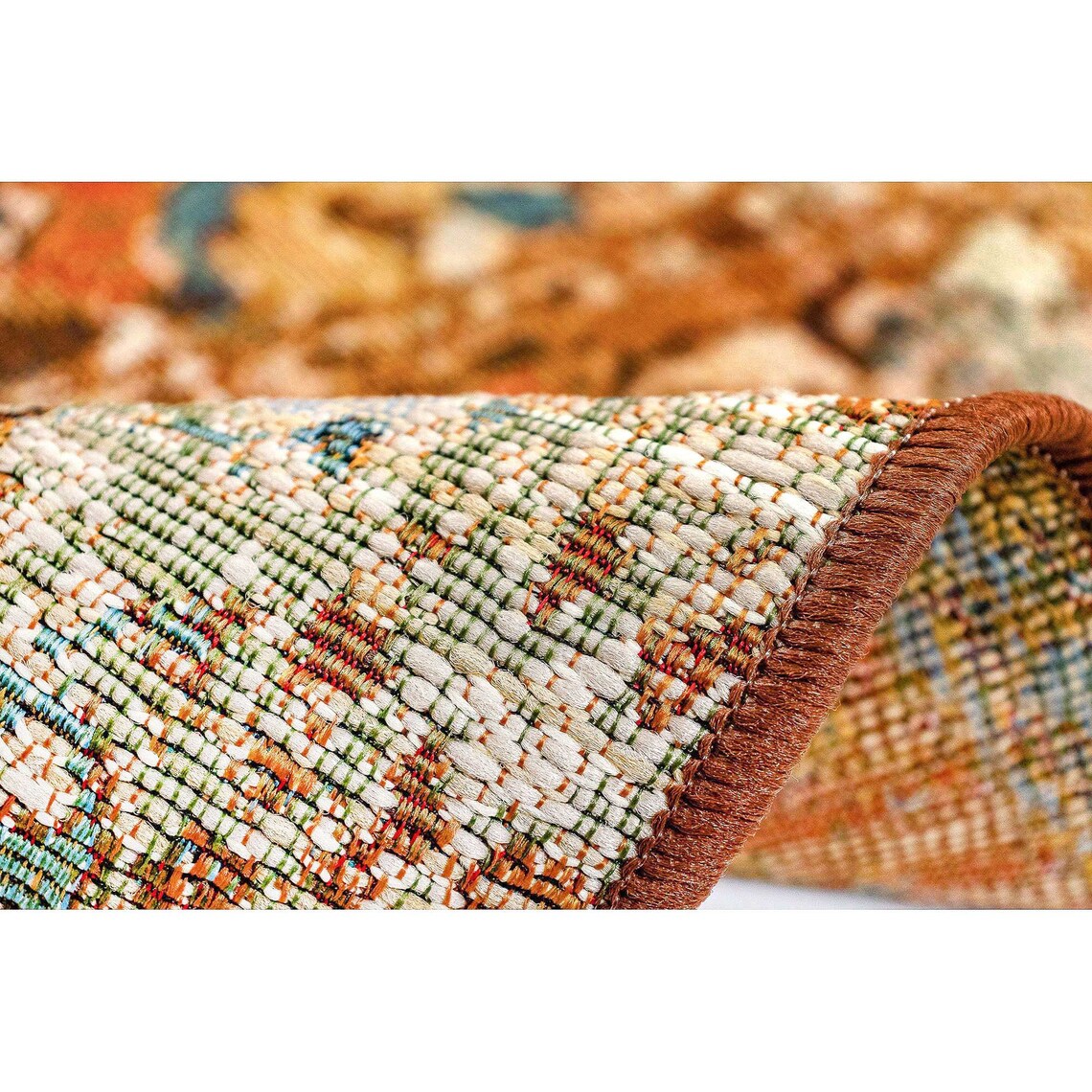 Liora Manne Marina Kashan Indoor Outdoor Area Rug Amber Etsy