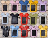 Mickey Minnie Mouse ID Holder - Credit Card - Fast Pass - Lanyard - Badge Holder - MANY CHOICES
