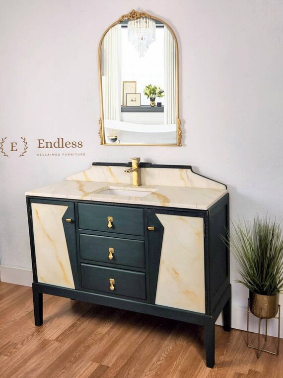 Art Deco Bathroom Vanity